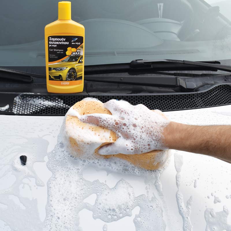 ΣΑΜΠΟΥΑΝ ΑΥΤΟΚΙΝΗΤΟΥ ΜΕ ΚΕΡΙ CLEAN AND SHINE 500ml BLUE WHALE - Image 2