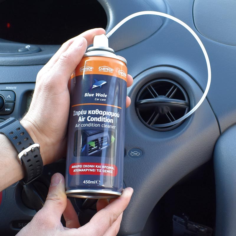 ΣΠΡΕΥ ΚΑΘΑΡΙΣΜΟΥ AIR CONDITION 450ML BLUE WHALE - Image 2