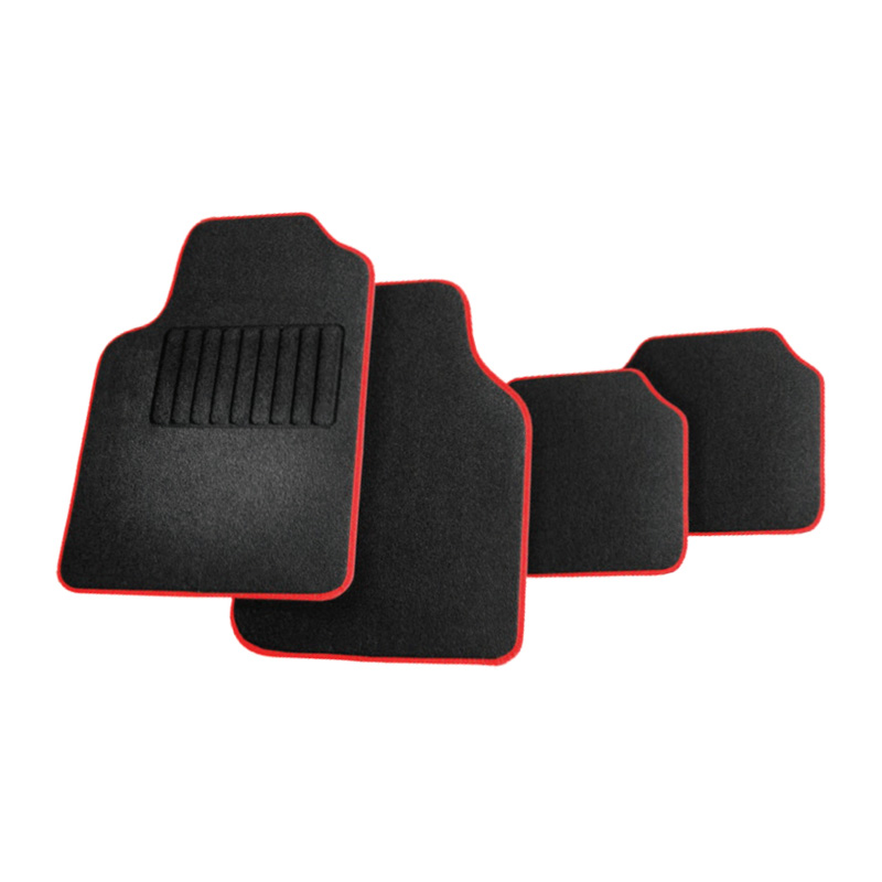 ΔΑΠΕΔΑ ΜΟΚΕΤΑ COMFORT+ ΜΑΥΡΟ-KOKKINO FULL SET 4ΤΜΧ IDEAL SIZE - Image 2