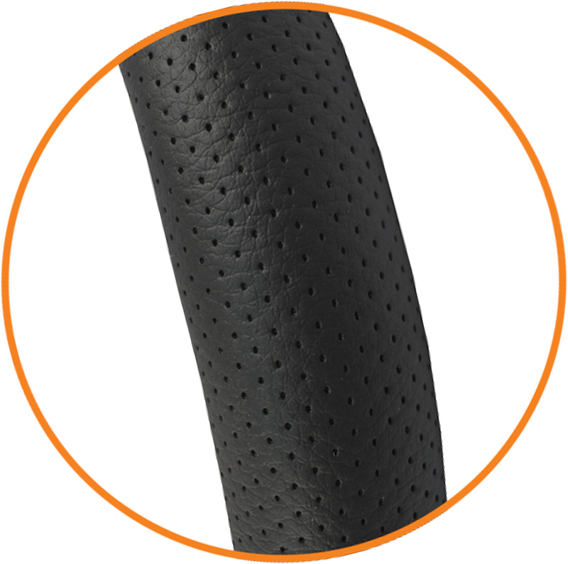 ΚΑΛΥΜMA ΤΙΜΟΝΙΟΥ ARISTON LEATHER FEELING ΜΑΥΡΟ 45CM W/REACH - Image 3