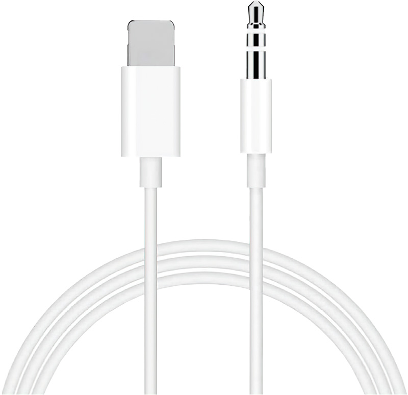 ΚΑΛΩΔΙΟ ΗΧΟΥ AUX TO LIGHTING 1.5 ΑΣΠΡΟ - Image 2