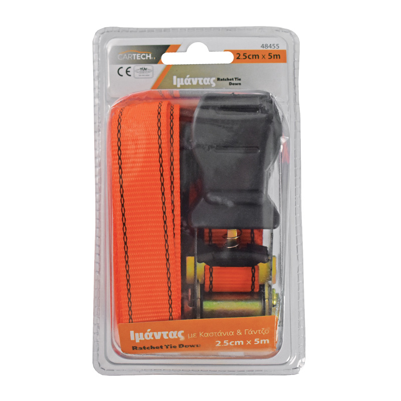 ΙΜΑΝΤΑΣ ΚΑΣΤΑΝΙΑ & ΓΑΝΤΖΟ 2,5CM Χ 5M ΥΨΗΛΗΣ ΠΟΙΟΤΗΤΑΣ & ΑΝΤΟΧΗΣ