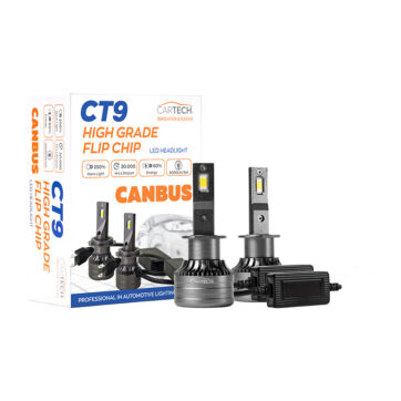 ΛΑΜΠΑ LED CT9 H1 SHORT WITH CANBUS 60W WHITE 6500K CARTECH