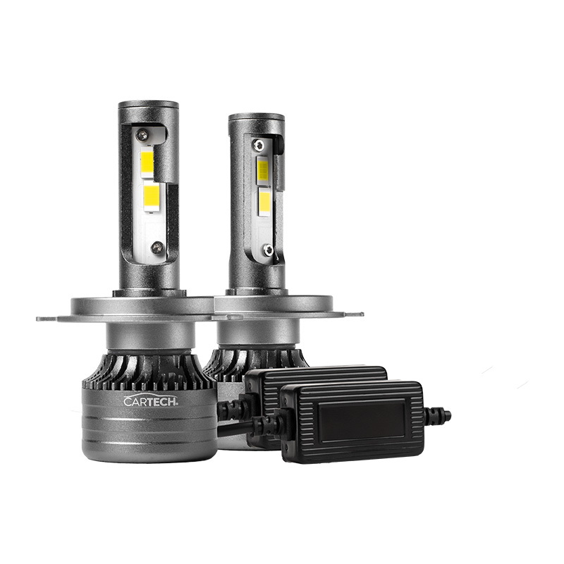 ΛΑΜΠΑ LED CT9 H4 HI-LOW BEAM SHORT WITH CANBUS 60W WHITE 6500K CARTECH - Image 2