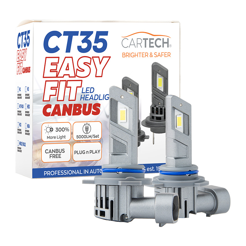ΛΑΜΠΑ LED CT35 EASY FIT ME CANBUS HIR2/9012 50W 6500K CARTECH