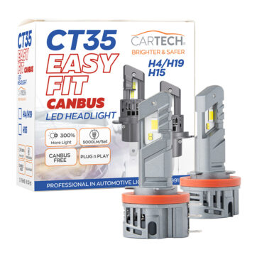 ΛΑΜΠΑ LED CT35 EASY FIT ME CANBUS H15 50W 6500K CARTECH