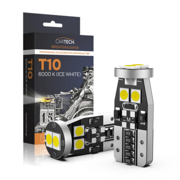 ΛΑΜΠΑ LED T10 CANBUS 6PCS SMD WHITE COLOR (6000K) CARTECH (Ν)